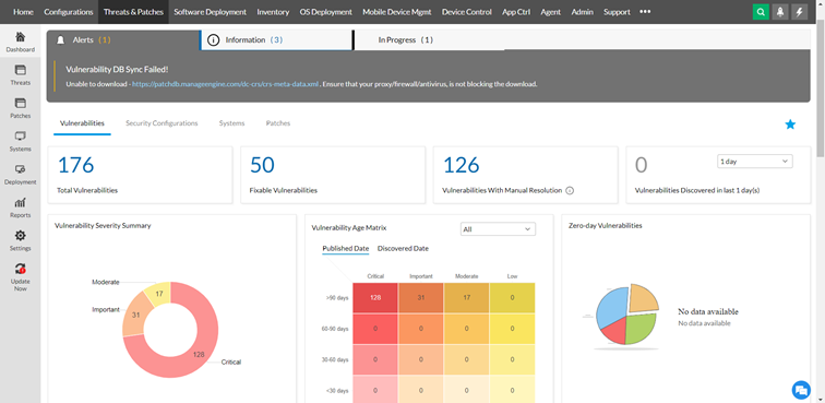 Endpoint Security screen 1