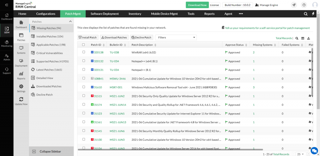 RMM Central Patch Management