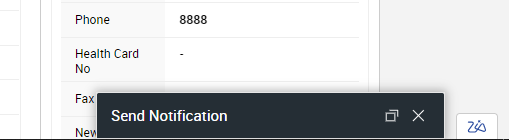 Screenshot Send Notification w ServiceDesk Plus od ManageEngine