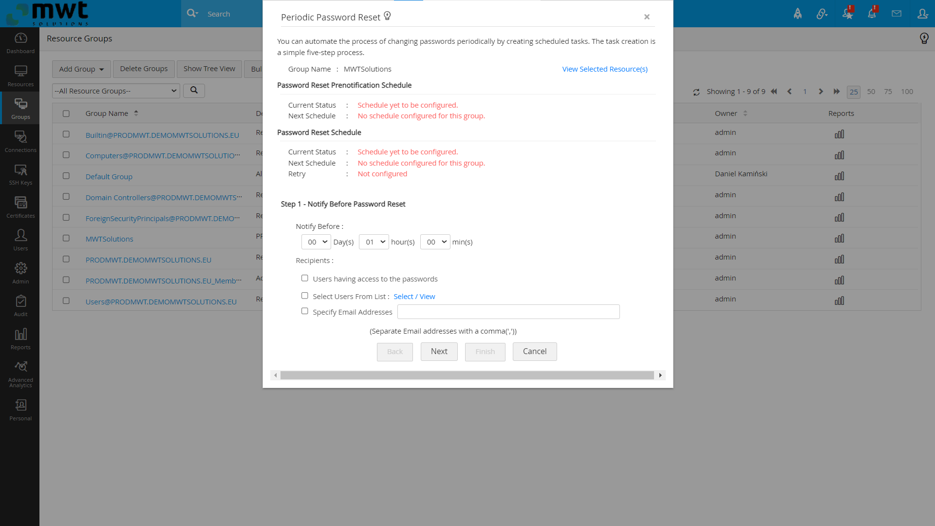 screenshot z programu M365