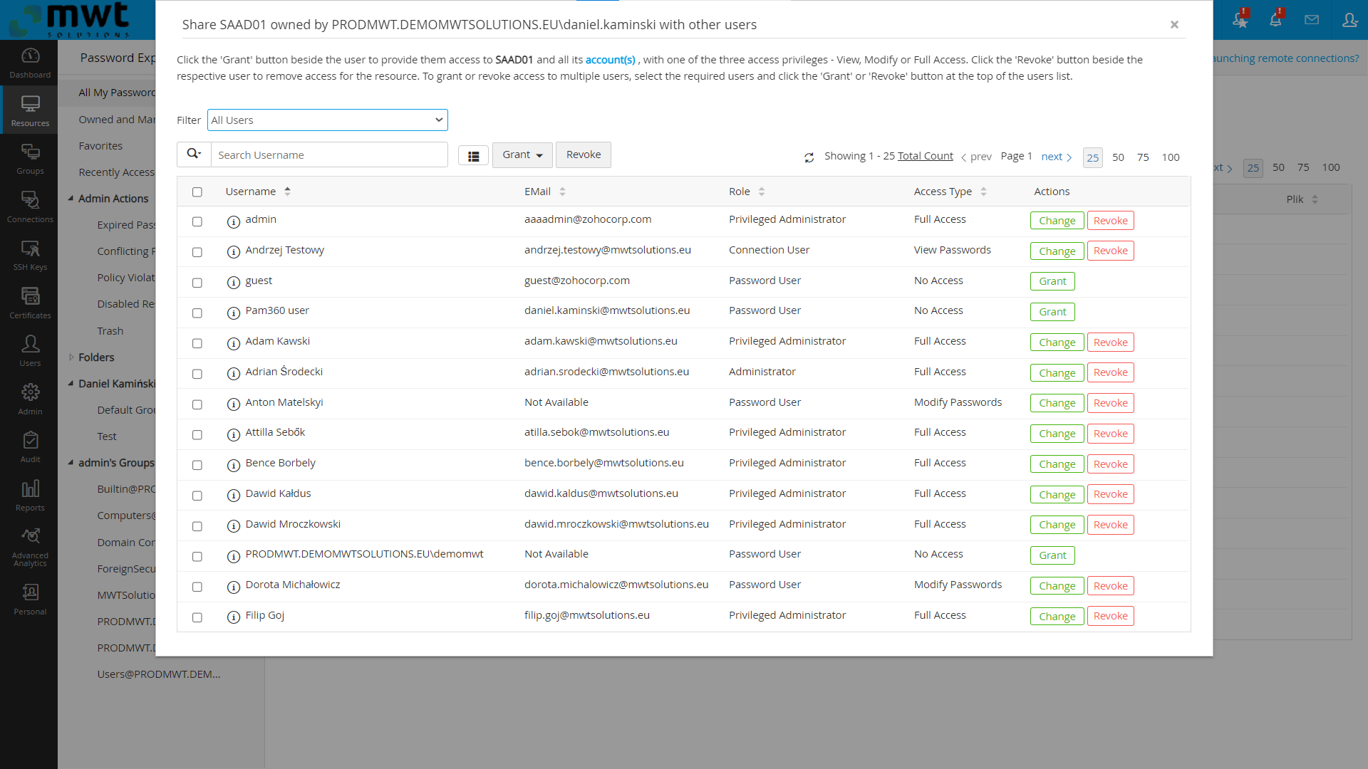 screenshot z programu M365