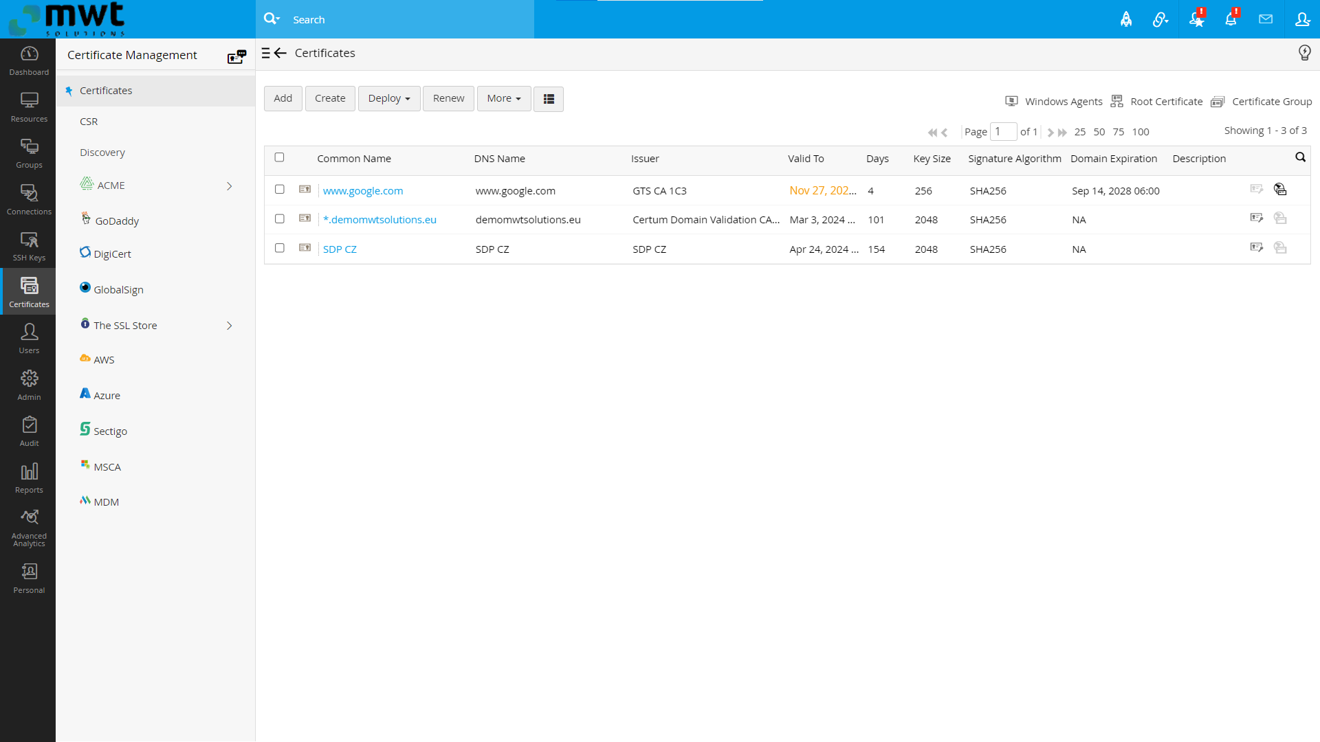 screenshot z programu M365