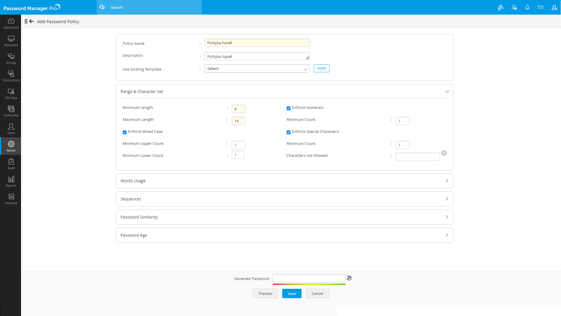 screenshot z programu M365