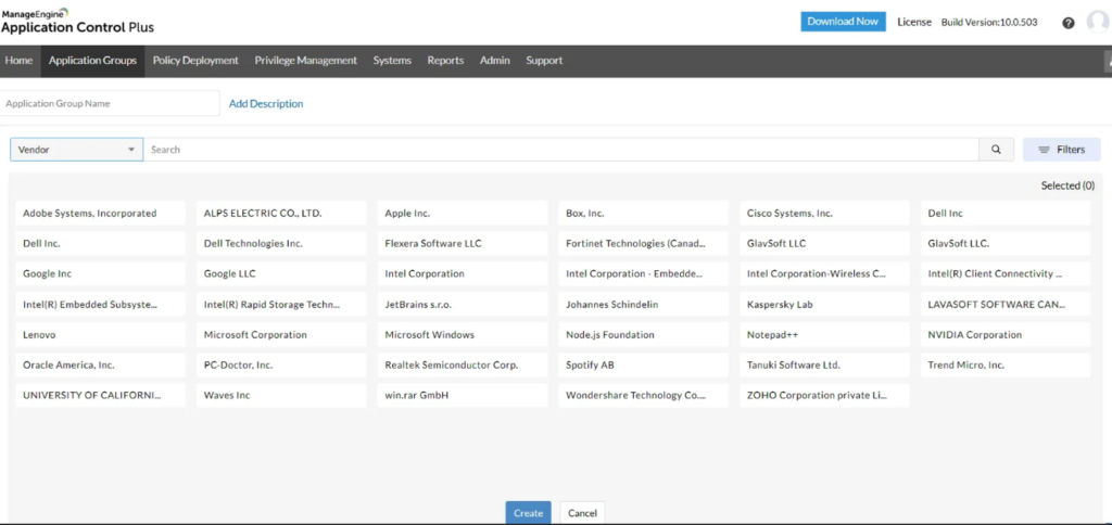 Application Control Plus